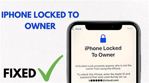 How To Fix Iphone Locked To Owner Unlock Icloud Activation Without Password Or Computer Youtube