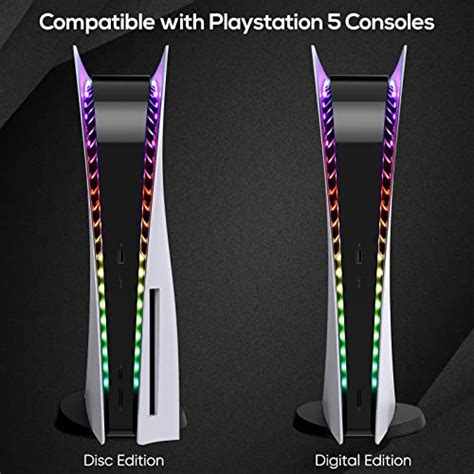 Auarte Led Light Strip Compatible With Playstation Ps Slim Disc