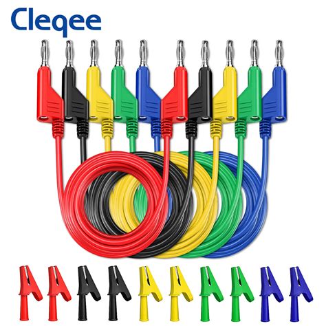 Cleqee P Series Pcs Dual Mm Banana Plug Multimeter Test