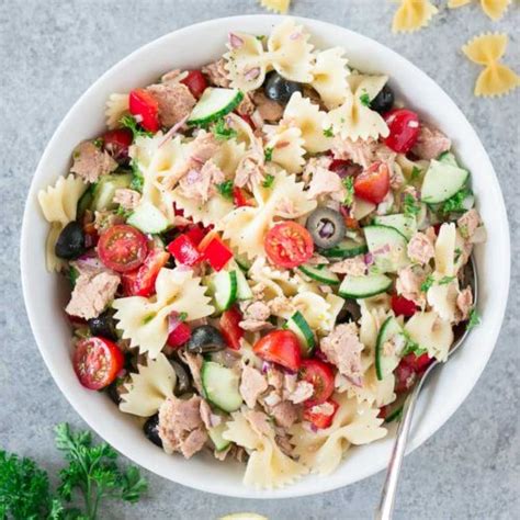 Tuna Pasta Salad Ready In Min Delicious Meets Healthy