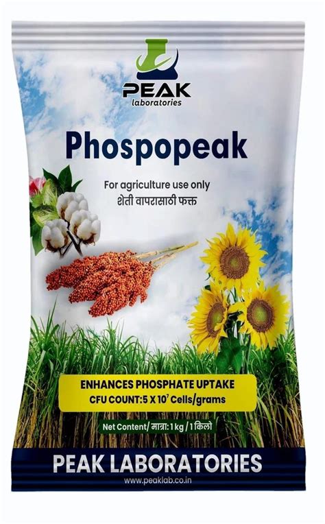 Bio Tech Grade Powder Psb Phospopeak Phosphate Solubilizing Bacteria Packaging Type Packet 1