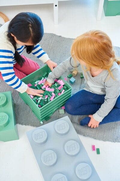 Room Copenhagen Lego Storage Brick 4 Sand Green Finnish Design Shop