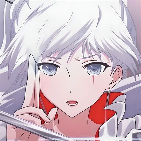 Weiss Schnee Rwby Ice Queendom Gadis Animasi Animasi Seni