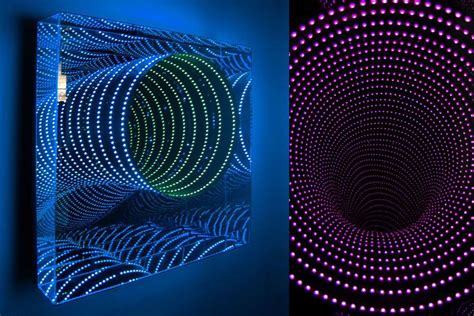 L’artiste allemand Hans Kotter place des diodes lumineuses colorées et ...