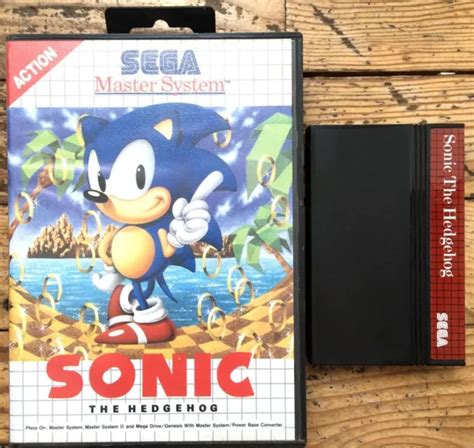 Sonic The Hedgehog En Bo Te Sans Notice Master System Pal Euro In