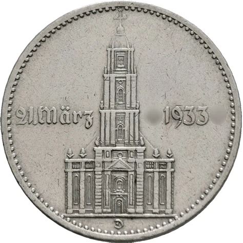 Reichsmark Garnisonkirche Mit Datum In Ss Vz J