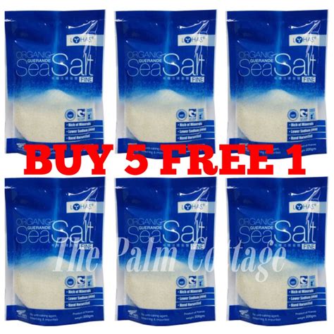 Lohas Organic Guerande Sea Salt 200g X 6pack Shopee Malaysia