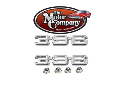 1968 1969 1970 1971 1972 Chevelle El Camino Ss 396 Front Fender Emblems