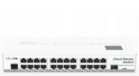 Mikrotik Cloud Router Switch CRS125-24G-1S-IN complete 1 SFP port plus ...