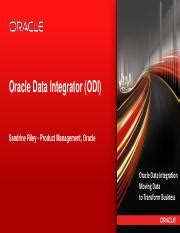 Introducing Oracle Data Integrator C Upstate New York Pdf Oracle