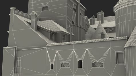 Dracula Castle Bran 3D Model 3D Model $99 - .3ds .c4d .lwo .ma .obj ...