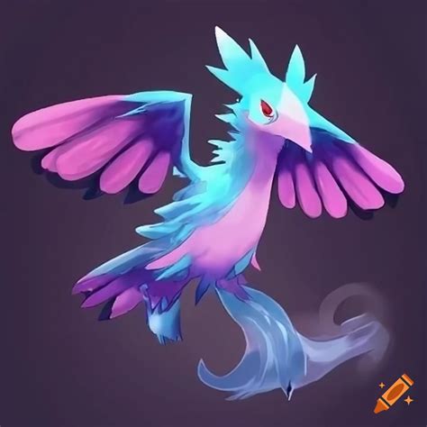 Galewhisper A Flying Ghost Type Pok Mon Resembling A Spectral Bird