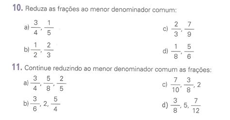 Matemática Fundamental 5ª Série Revisão Frações