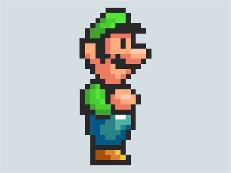 Dribbble - pixel_luigi.jpg by Jessica Wright