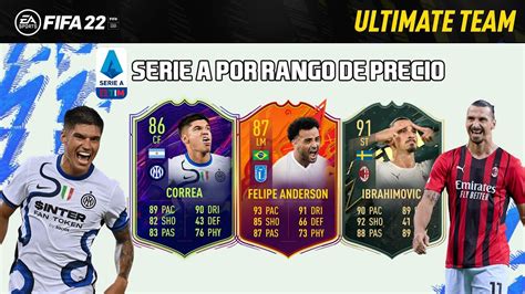 MEJORES JUGADORES SERIE A POR RANGO DE PRECIO FIFA 22 ACTUALIZADO CON