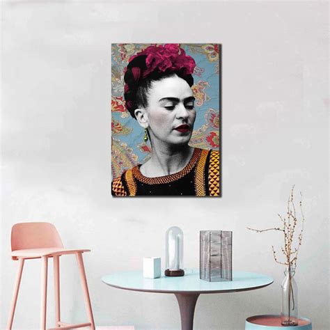 Quadro Decorativo Frida Kahlo M Elo Produtos Especiais