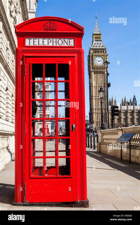 Caja Del Telefono Londres Rojo Fotos e Imágenes de stock Alamy