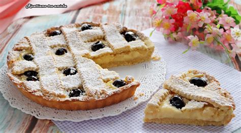 Crostata Amalfitana Con Crema E Amarene Ricetta