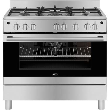 90cm 5 Burners Full Gas Stove With 116l Oven - 10369GN-MN | AEG South ...