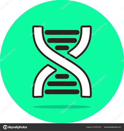 Dna Flat Icon Medical Vector Stock Vector By ©yay Images 623375476