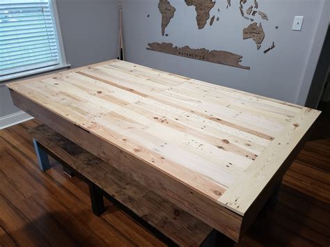 DIY Build Plans: Dining Game Table With Benches - Etsy