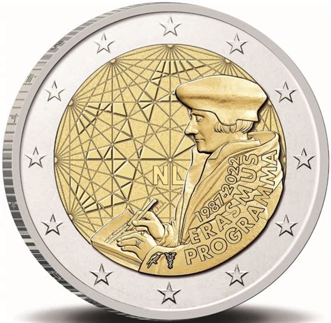 Nederland 2 Euro 2022 Erasmus UNC Eurocoinhouse