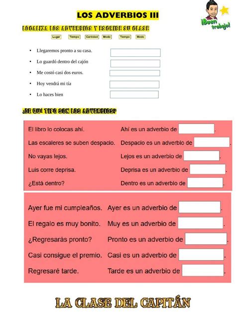 Los Adverbios Online Activity For 5 6 Primaria Live 56 Off