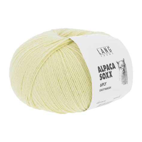 Lang Yarns Alpaca Soxx Fach Ply Lime Green