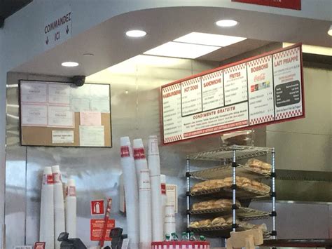 Menu At Five Guys Fast Food Brossard Boulevard Leduc Suite