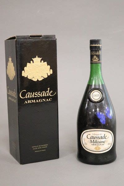 1 Blle Armagnac Marquis De CAUSSADE 1968 75 Cl