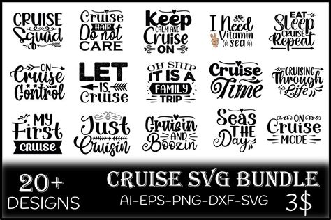 Cruise Svg Bundle Bundle · Creative Fabrica