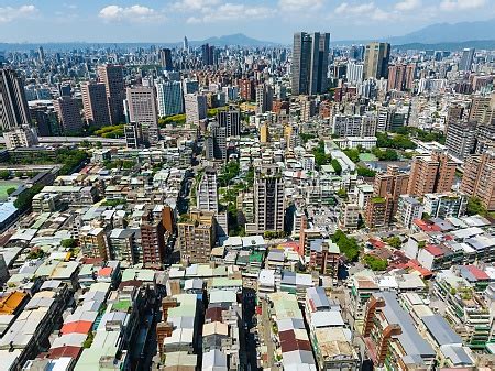 Taipeh Taiwan 28 September 2022 Skyline Der Stadt Stockfoto