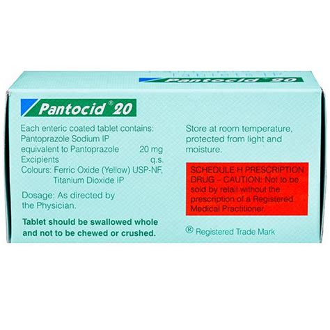 Buy Pantocid 20 Mg Tablet 15 Tab Online At Best Price In India