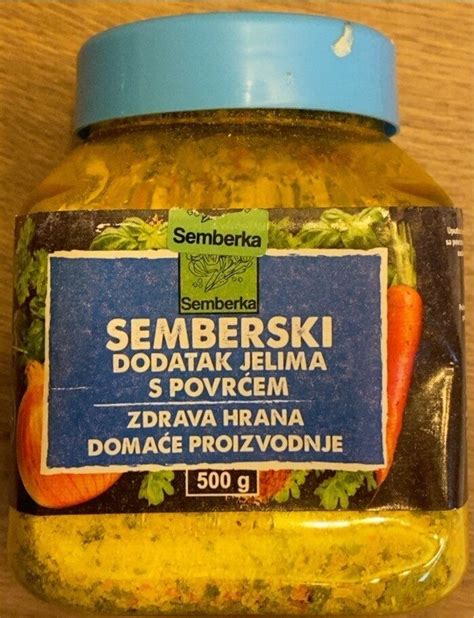 Semberski Dodatak Jelima S Povrcem