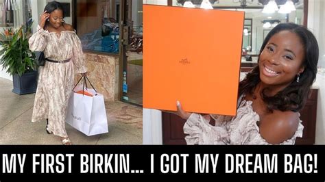 UNBOXING MY FIRST BIRKIN MY DREAM BAG THE REAL REAL SHOPPING VLOG