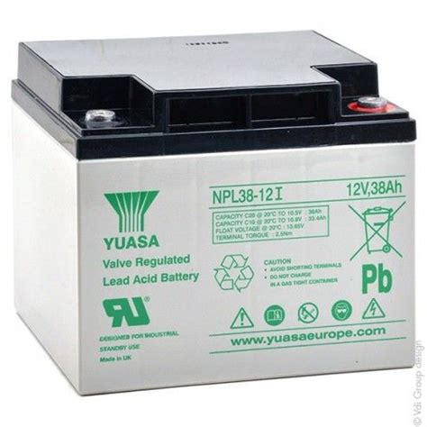 Batteria AGM YUASA NPL38 12I 12V 38Ah M5 F Panamar