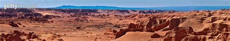 Herman Cav Canyon At Sunset South Gobi Mongolia Herman Tsav Canyon