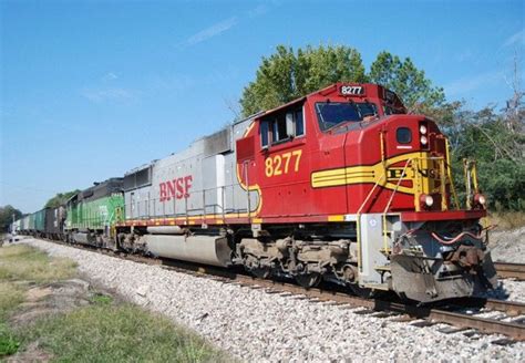 BNSF SD75I 8277-M-MEMBIR | Bnsf railway, Train, Burlington northern