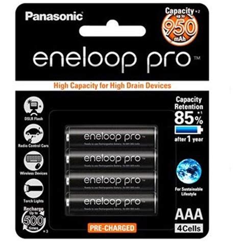 Panasonic Eneloop Rechargeable Aaa Pro Batteries 4 Pk Big W