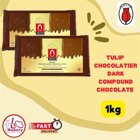 Tulip Chocolatier Dark Compound Chocolate Kg Shopee Malaysia