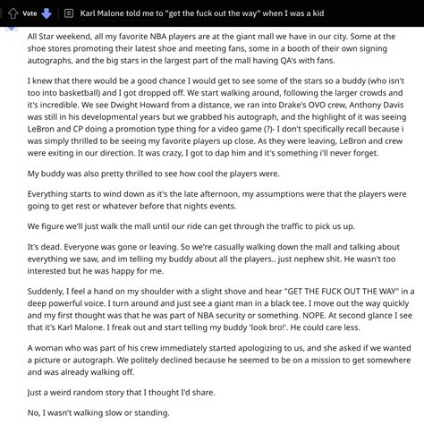 Outjerked By Karl Get The Fuck Out The Way Malone R Nbacirclejerk