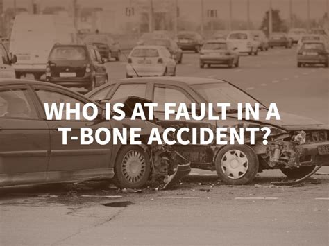 Who is At Fault in a T-Bone Accident?