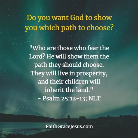 Do You Want God To Show You The Way Faith Grace Jesus