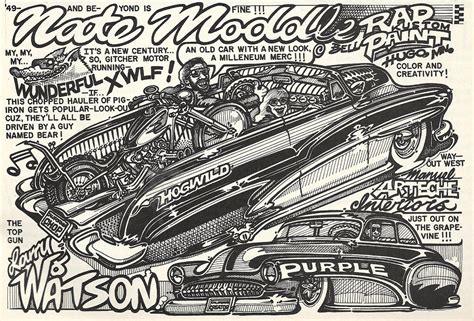 1950 S Hot Rod Comic Art The H A M B
