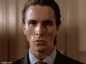 Patrick Bateman Stares Imgflip