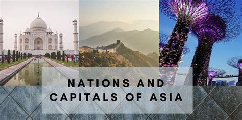 List Of Asian Countries And Capitals - Science Trends