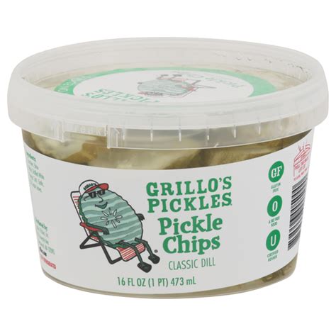 Save On Grillo S Pickles Classic Dill Chips Fresh Order Online Delivery