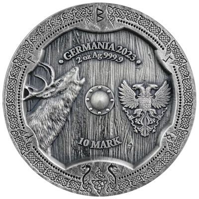 Germania Mint Valkyries Series Ostara 2023 2 Oz Silber Ultra High