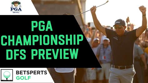 Pga Championship Dfs Preview Pga Dfs And Predictions Golf Youtube