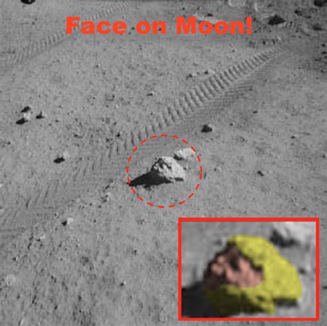 UFO SIGHTINGS DAILY: Face On Moon Almost Run Over And Destroyed In ...